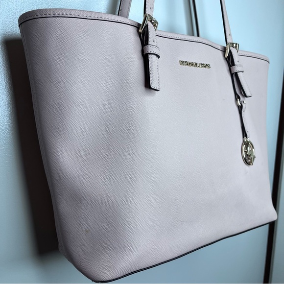 Michael Kors Women's Blush Pink Tote Bag - Picture 8 of 16